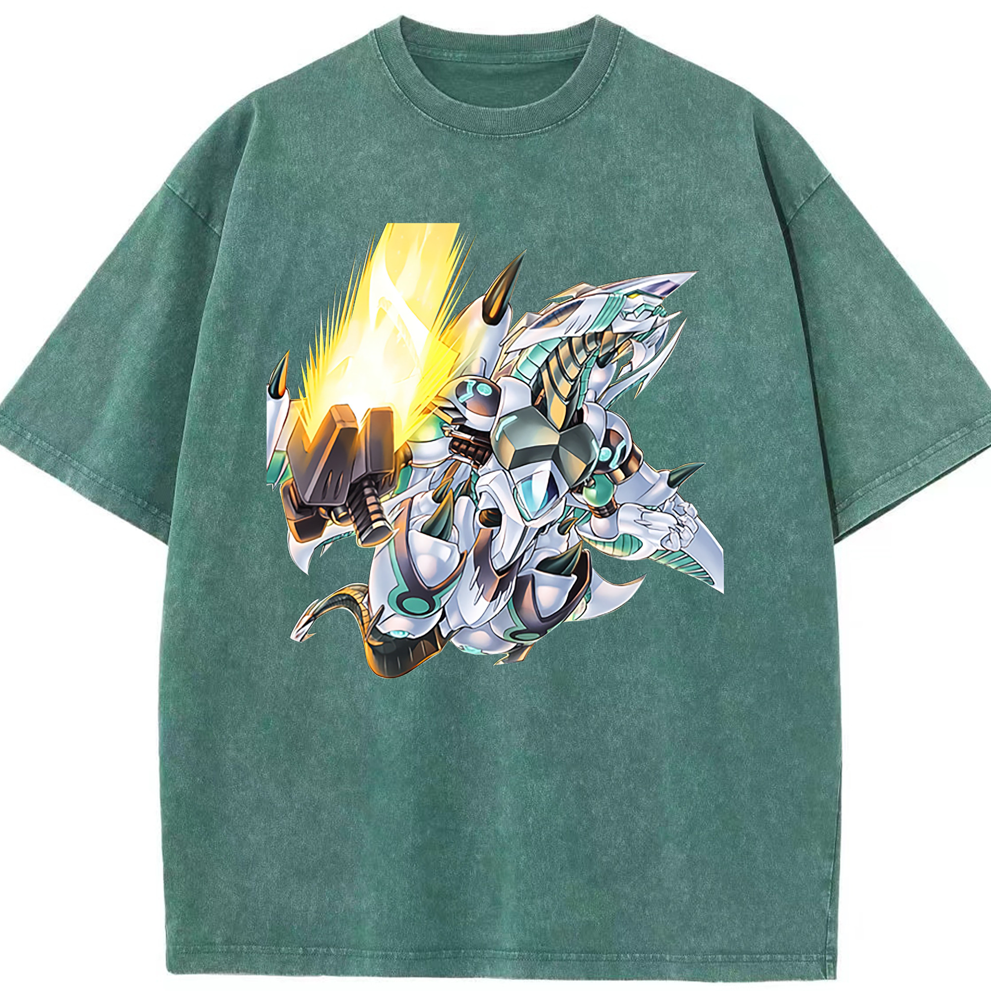 （画像用） 遊☆戯☆王 Yu-Gi-Oh! 綿100% ヴィンテージ風 半袖Tシャツ（フロントプリント）
